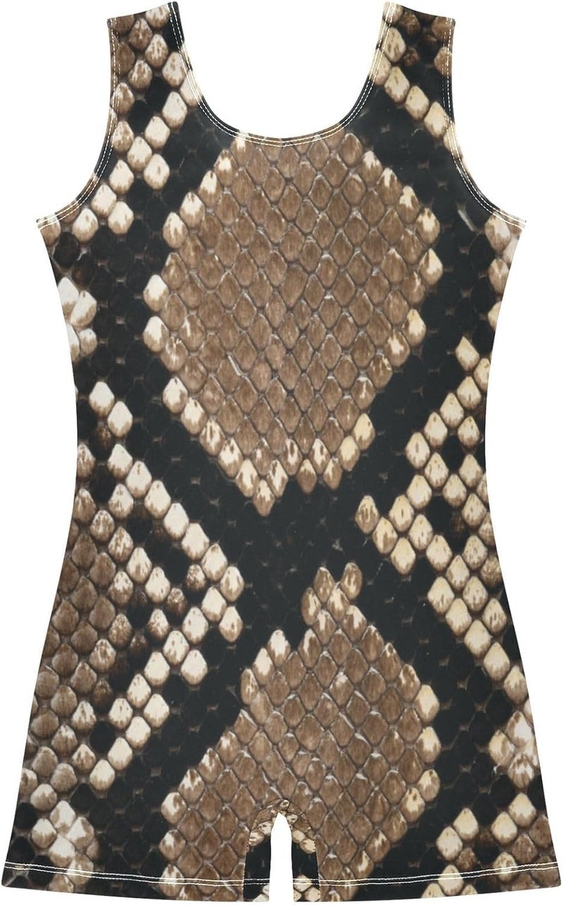Aflyko Animal Print Gymnastics Leotard for Girls Ballet Unitard Toddler Dance Outfit - Image 1